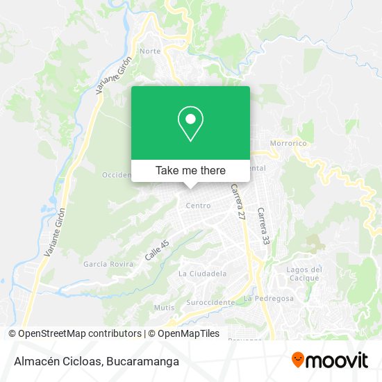 Mapa de Almacén Cicloas