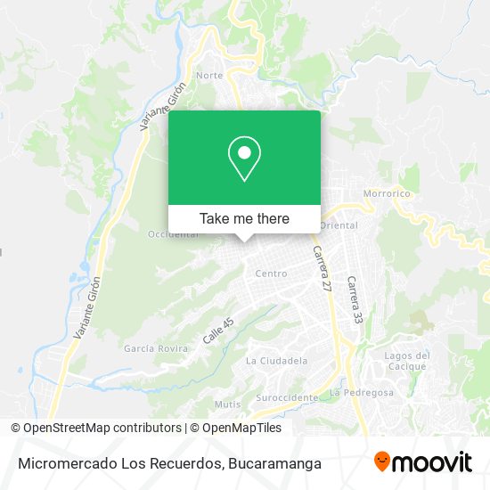Mapa de Micromercado Los Recuerdos