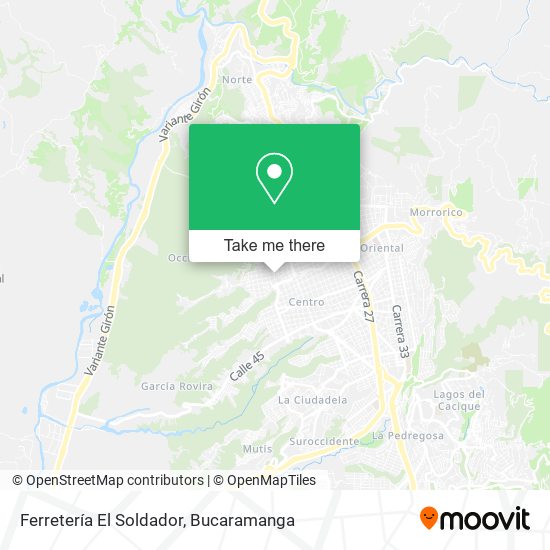Ferretería El Soldador map