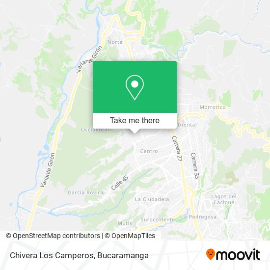 Mapa de Chivera Los Camperos