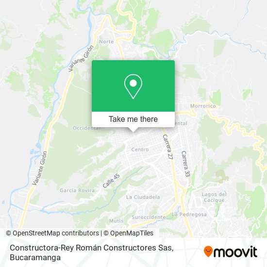 Constructora-Rey Román Constructores Sas map