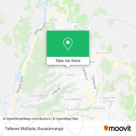 Talleres Múltiple map