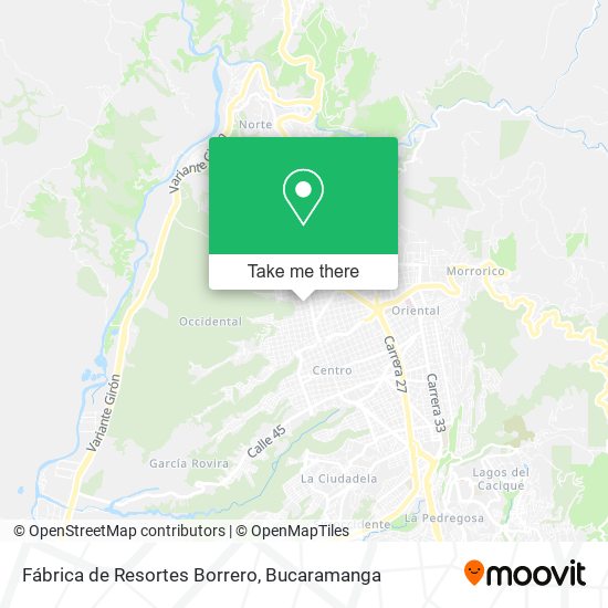 Mapa de Fábrica de Resortes Borrero