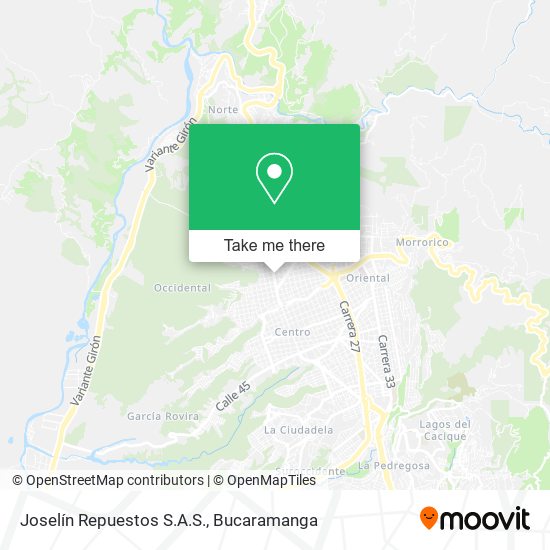 Joselín Repuestos S.A.S. map