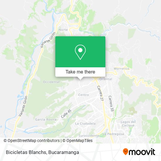 Bicicletas Blanchs map