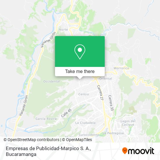 Mapa de Empresas de Publicidad-Marpico S. A.