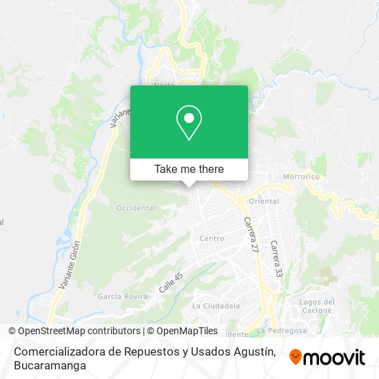 Comercializadora de Repuestos y Usados Agustín map