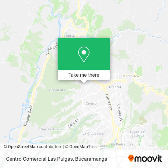 Mapa de Centro Comercial Las Pulgas