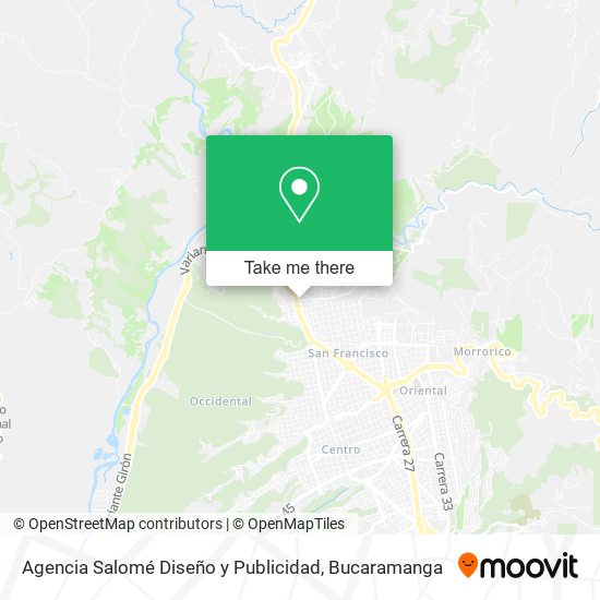 Mapa de Agencia Salomé Diseño y Publicidad