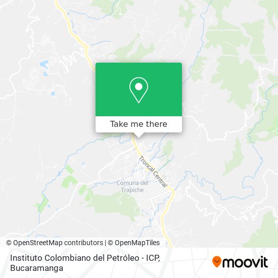Instituto Colombiano del Petróleo - ICP map