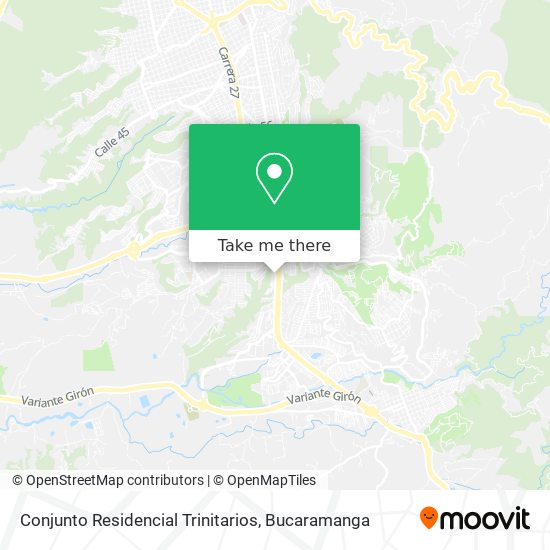 Conjunto Residencial Trinitarios map