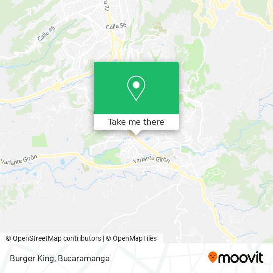 Mapa de Burger King