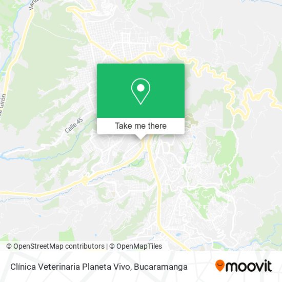 Clínica Veterinaria Planeta Vivo map