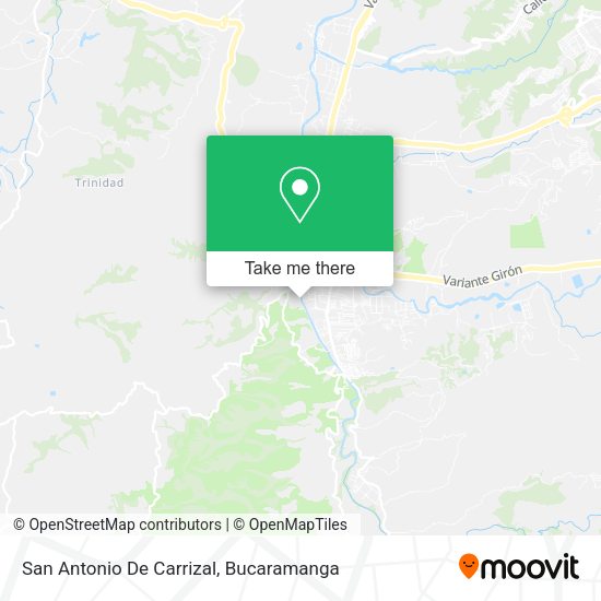 San Antonio De Carrizal map