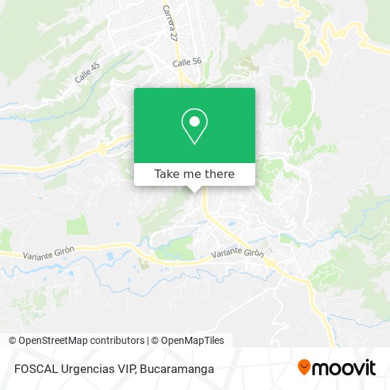 FOSCAL Urgencias VIP map
