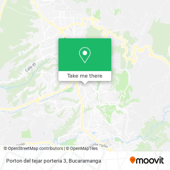 Mapa de Porton del tejar porteria 3