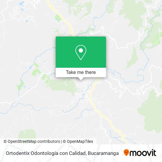 Mapa de Ortodentix Odontología con Calidad