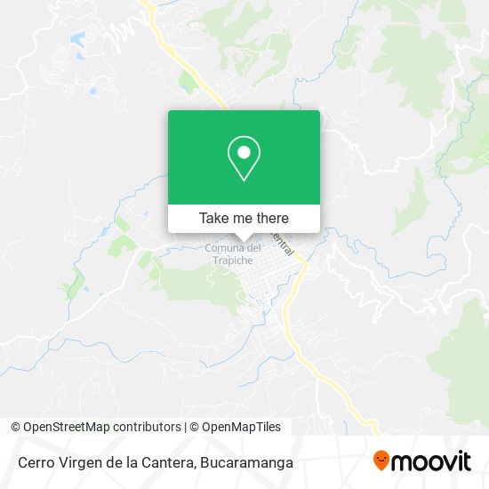 Cerro Virgen de la Cantera map