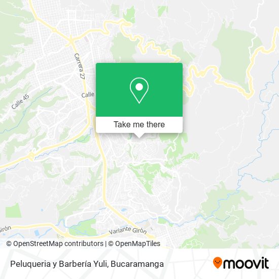 Mapa de Peluqueria y Barbería Yuli