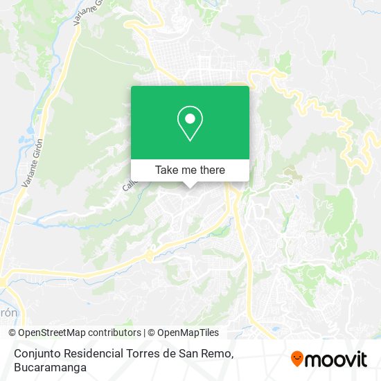 Conjunto Residencial Torres de San Remo map