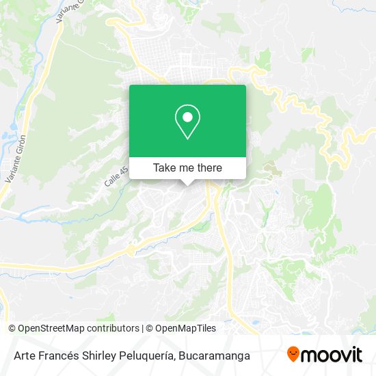 Arte Francés Shirley Peluquería map