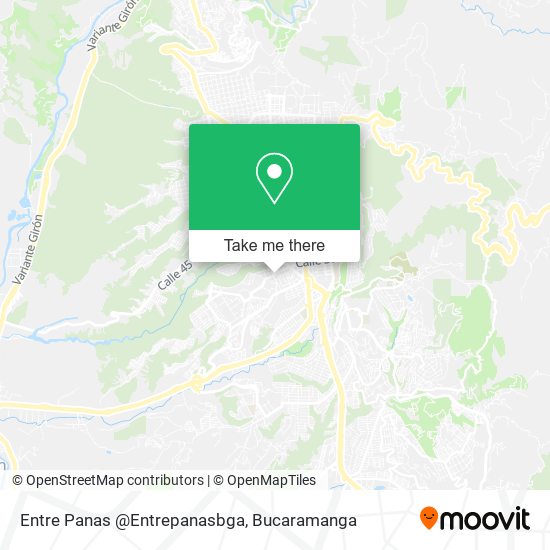 Mapa de Entre Panas @Entrepanasbga