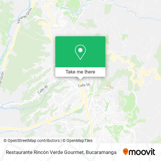 Mapa de Restaurante Rincón Verde Gourmet