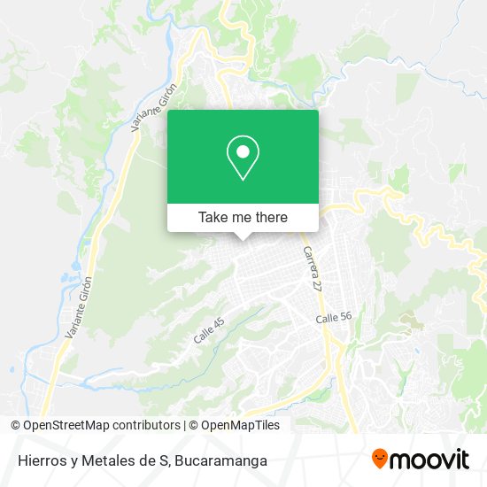 Hierros y Metales de S map