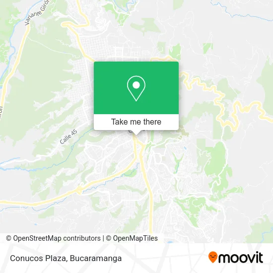 Conucos Plaza map