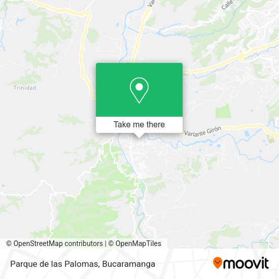 Parque de las Palomas map