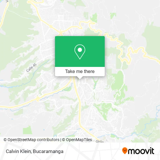 Calvin Klein map