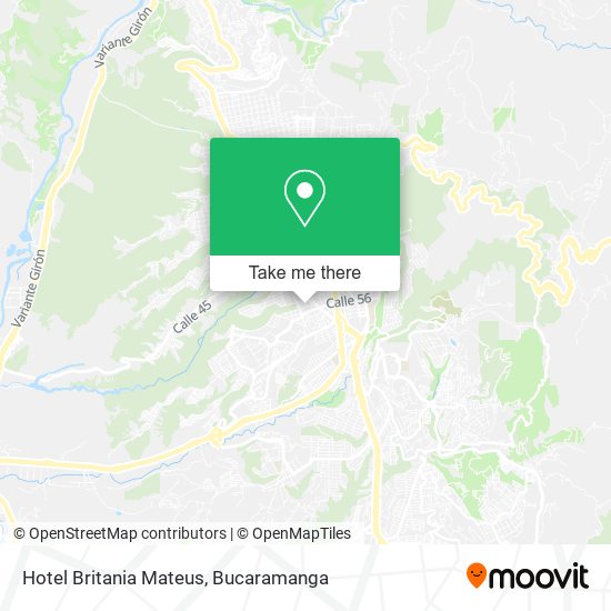 Hotel Britania Mateus map