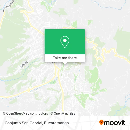 Conjunto San Gabriel map