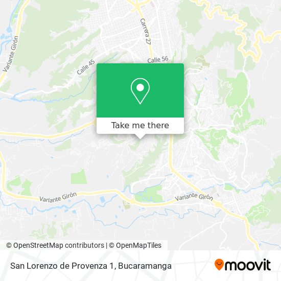 San Lorenzo de Provenza 1 map