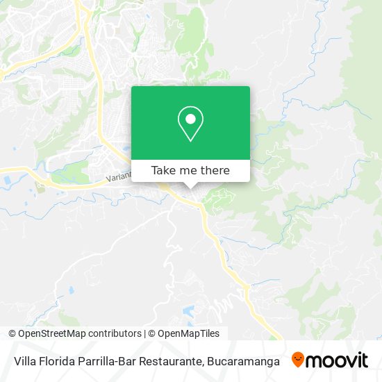 Mapa de Villa Florida Parrilla-Bar Restaurante