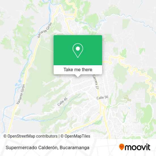 Supermercado Calderón map