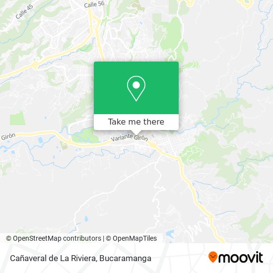 Mapa de Cañaveral de La Riviera