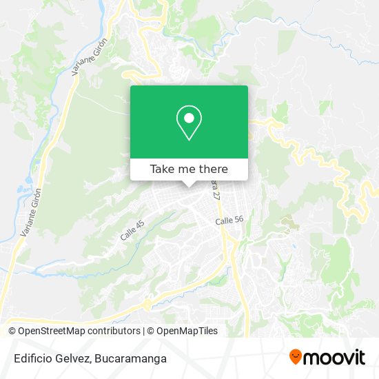 Mapa de Edificio Gelvez