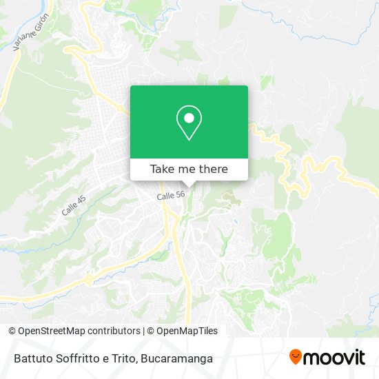 Mapa de Battuto Soffritto e Trito