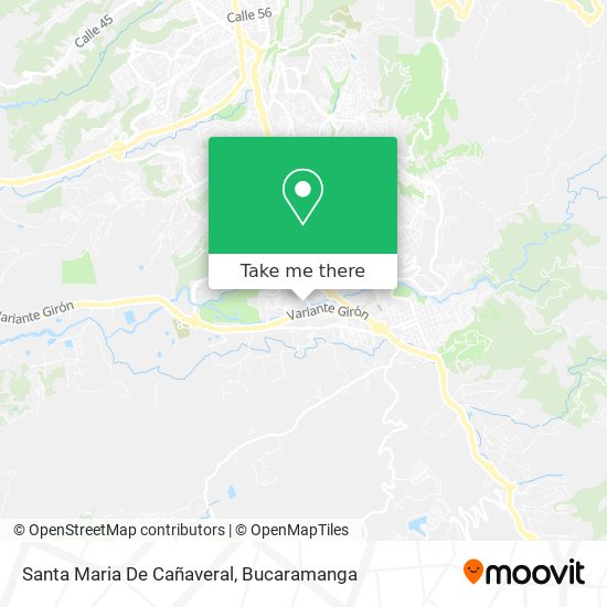 Mapa de Santa Maria De Cañaveral