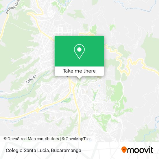 Colegio Santa Lucia map