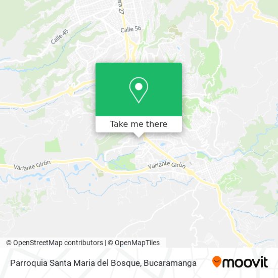 Parroquia Santa Maria del Bosque map