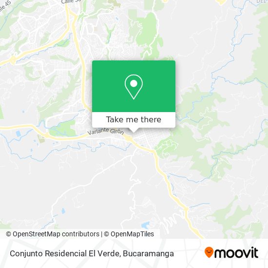 Conjunto Residencial El Verde map