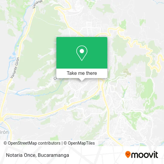 Mapa de Notaria Once