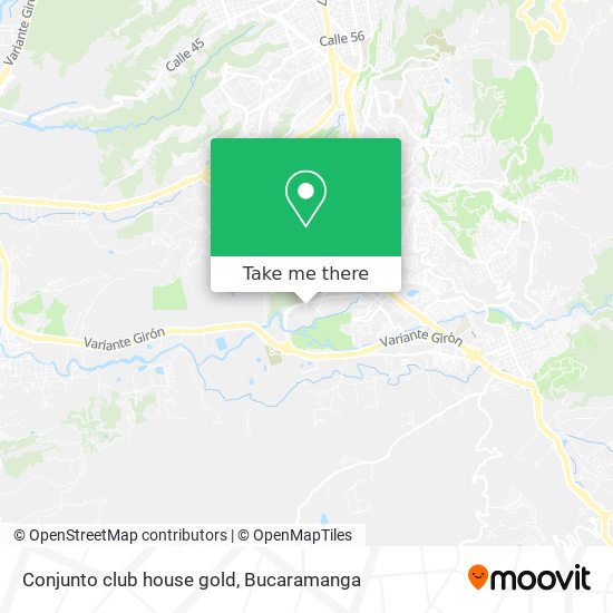 Conjunto club house gold map