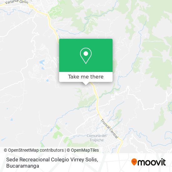 Sede Recreacional Colegio Virrey Solis map