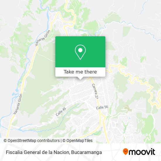 Fiscalia General de la Nacion map