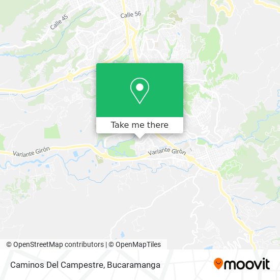 Caminos Del Campestre map