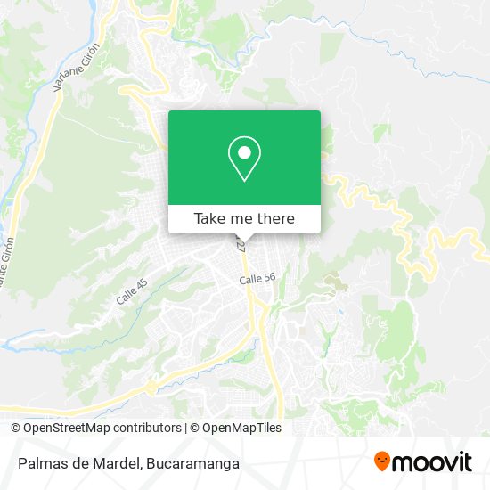 Mapa de Palmas de Mardel