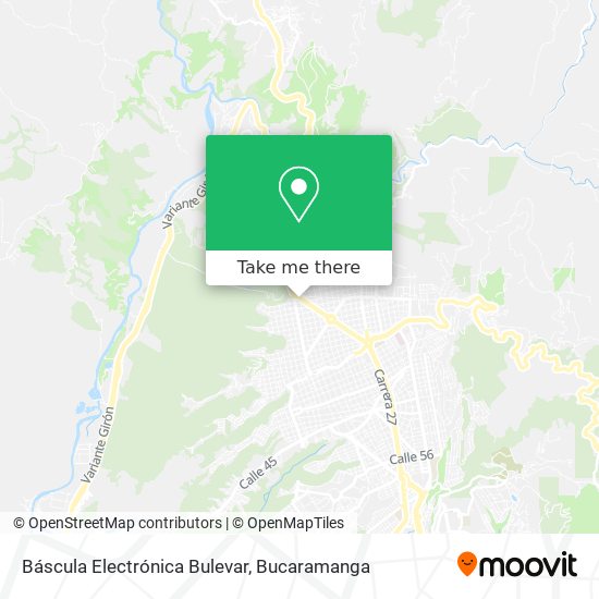 Báscula Electrónica Bulevar map